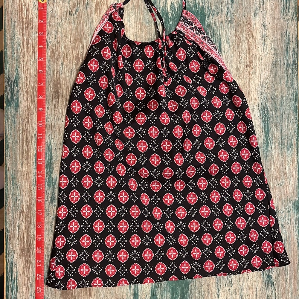 Ann Taylor Loft;; Small Black/Red Halter - Picture 9 of 9